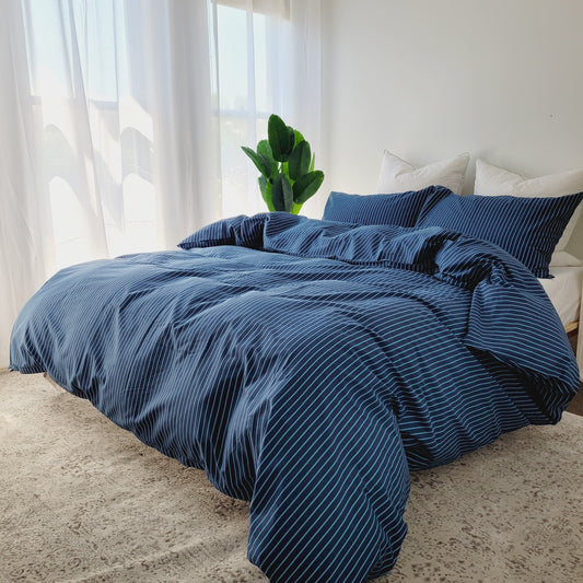 Abril-Premium 100% Cotton Quilt Cover Set