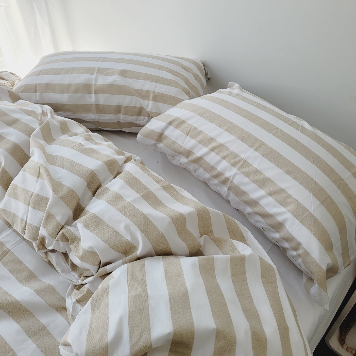 Luna Quilt Cover Set-Moisture-Wicking Fabric in Pure Cotton