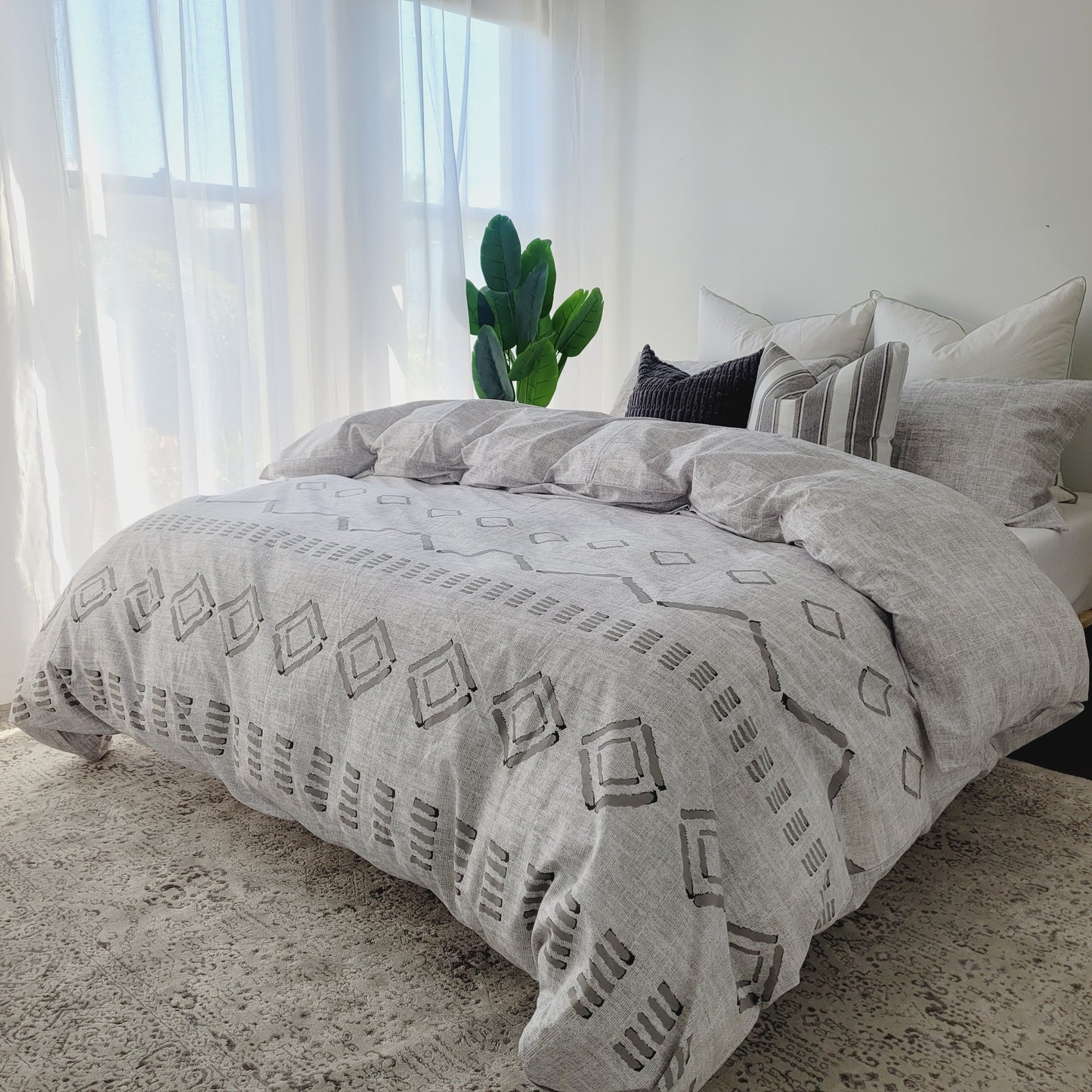 Ana-Eco Living Ultra Light Quilt Cover Set