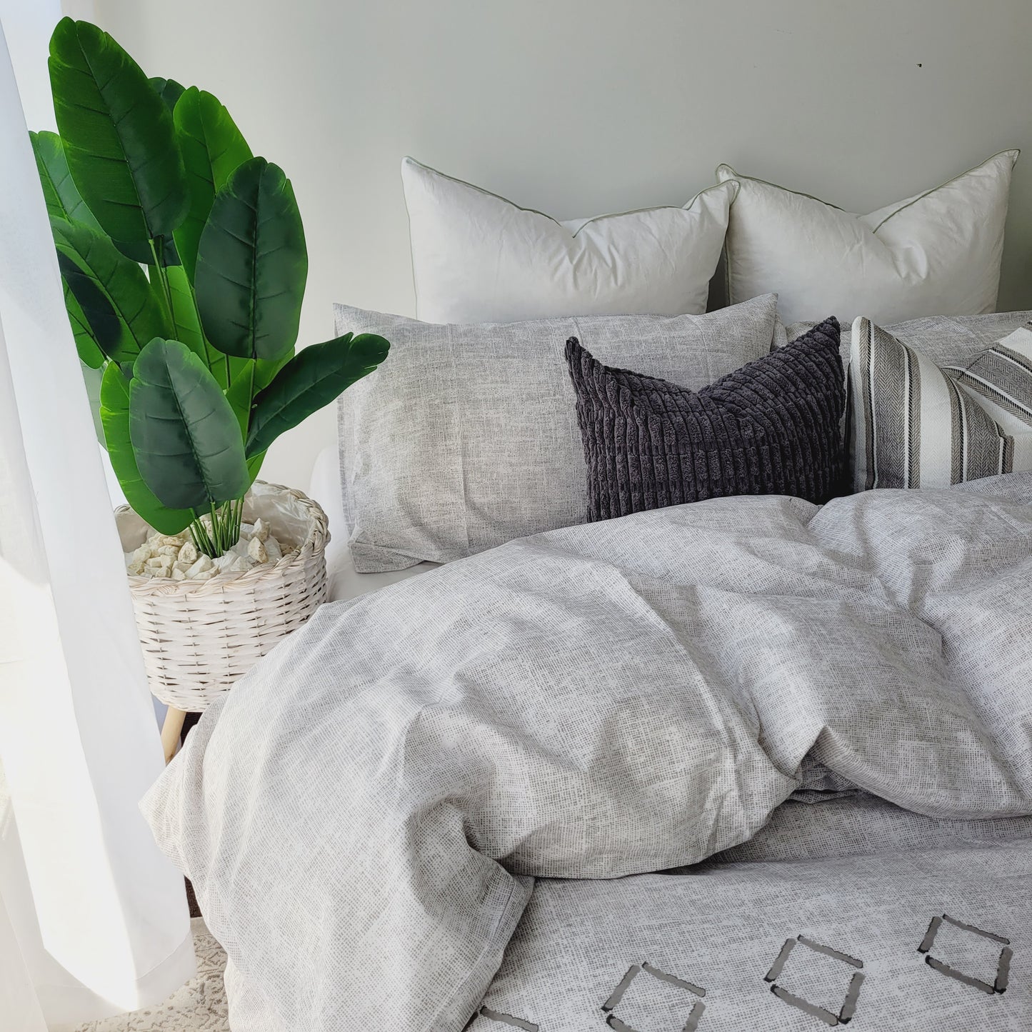 Ana-Eco Living Ultra Light Quilt Cover Set