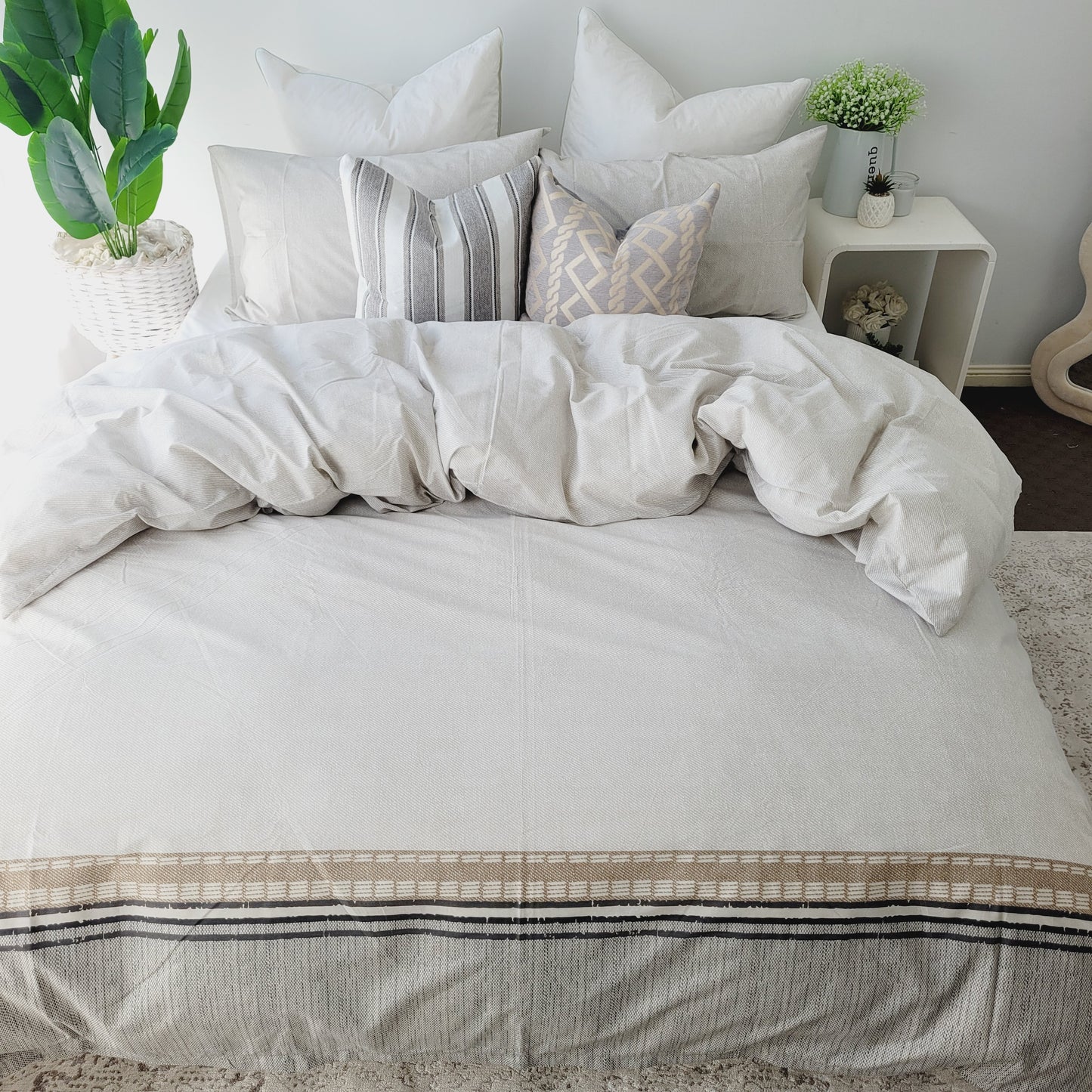 Aria Quilt Cover Set – Soft Cotton with Fade-Resistant Colors