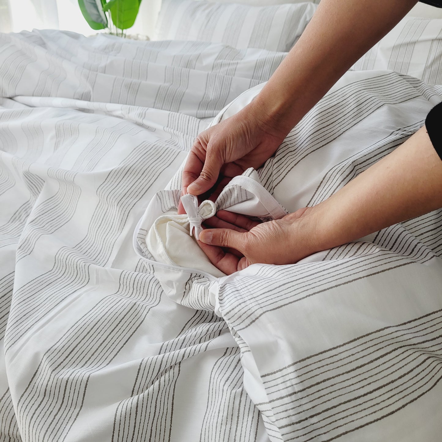 Kaira-Eco Living Ultra Light Quilt Cover Set