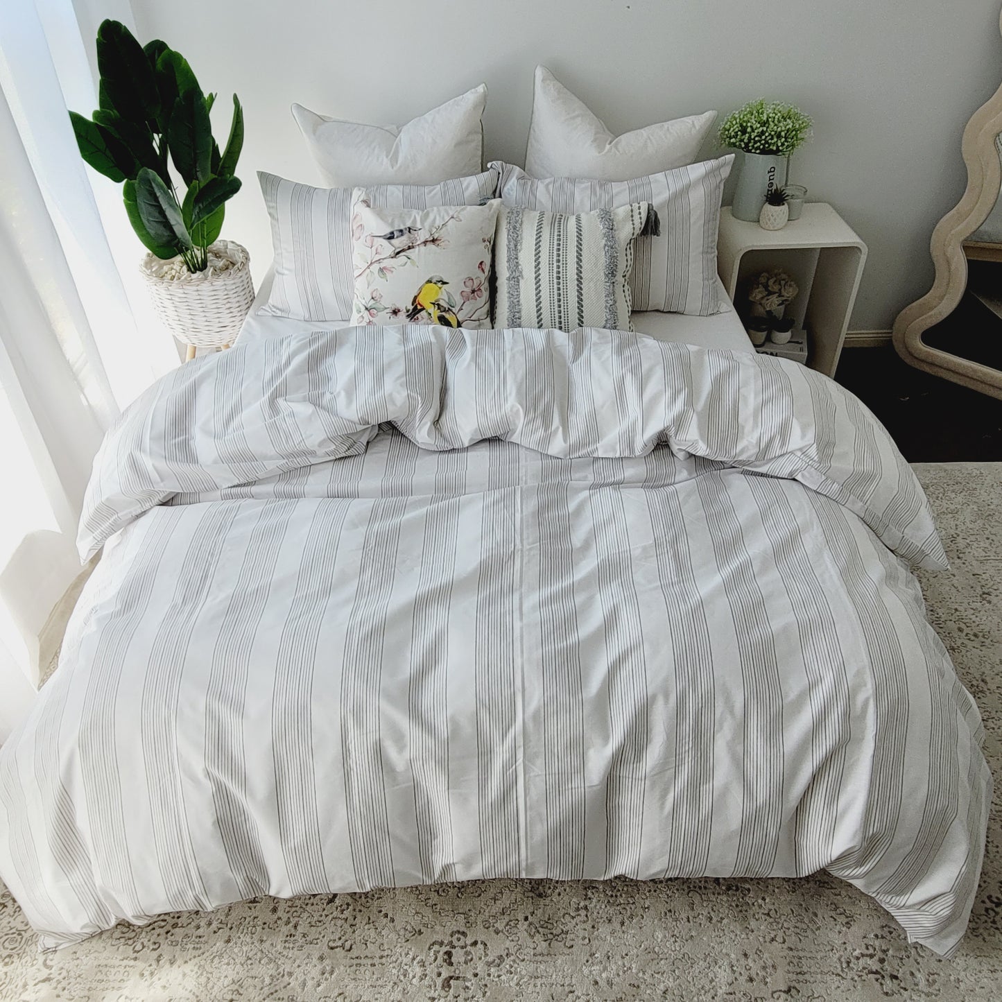 Kaira-Eco Living Ultra Light Quilt Cover Set