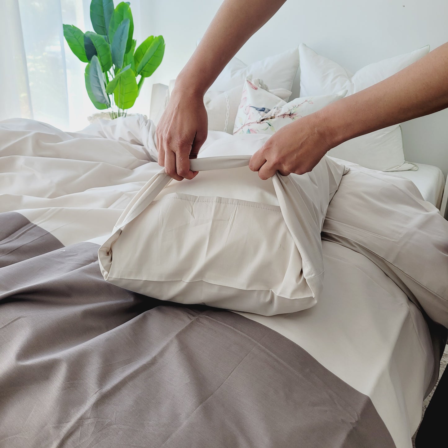 Milo-Premium 100% Cotton Quilt Cover Set