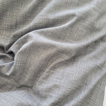 Grey Textured Print Quilt Cover Set - Pure Cotton with Ornate Patterns