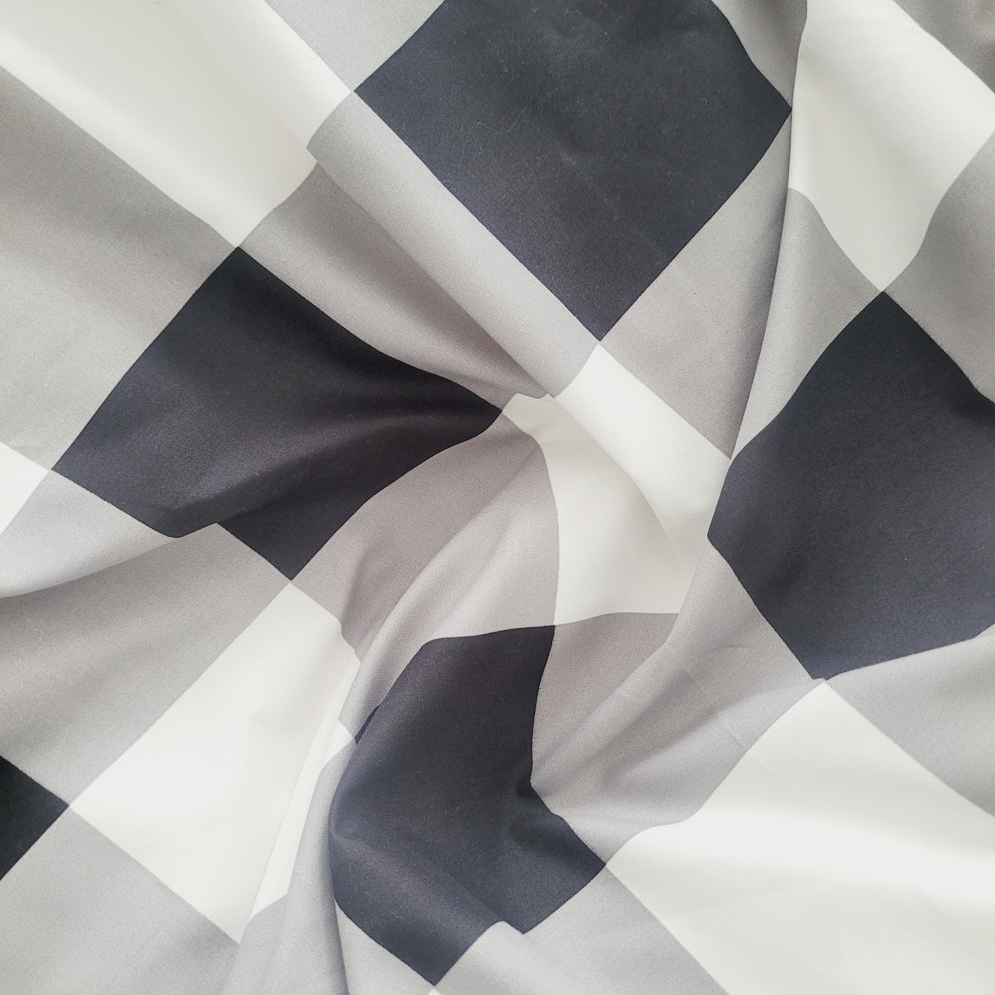 Black Grid-Quilt Cover Set