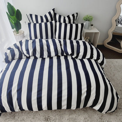 Navy Strix Microfiber Quilt Cover – Ultra-Soft & Luxury Bedding