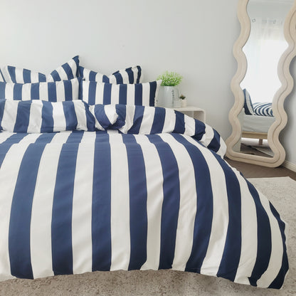 Navy Strix Microfiber Quilt Cover – Ultra-Soft & Luxury Bedding