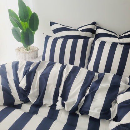 Navy Strix Microfiber Quilt Cover – Ultra-Soft & Luxury Bedding