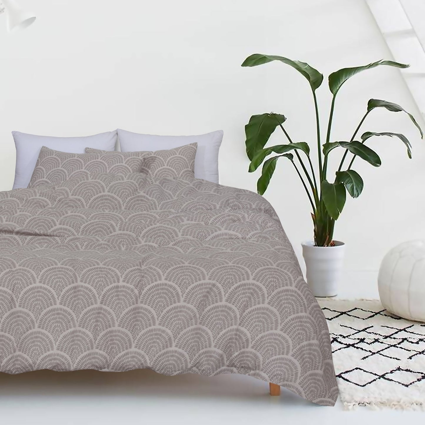 Bella Printed Cotton Quilt Set – Anti-Allergy, Ultra-Soft Bedding