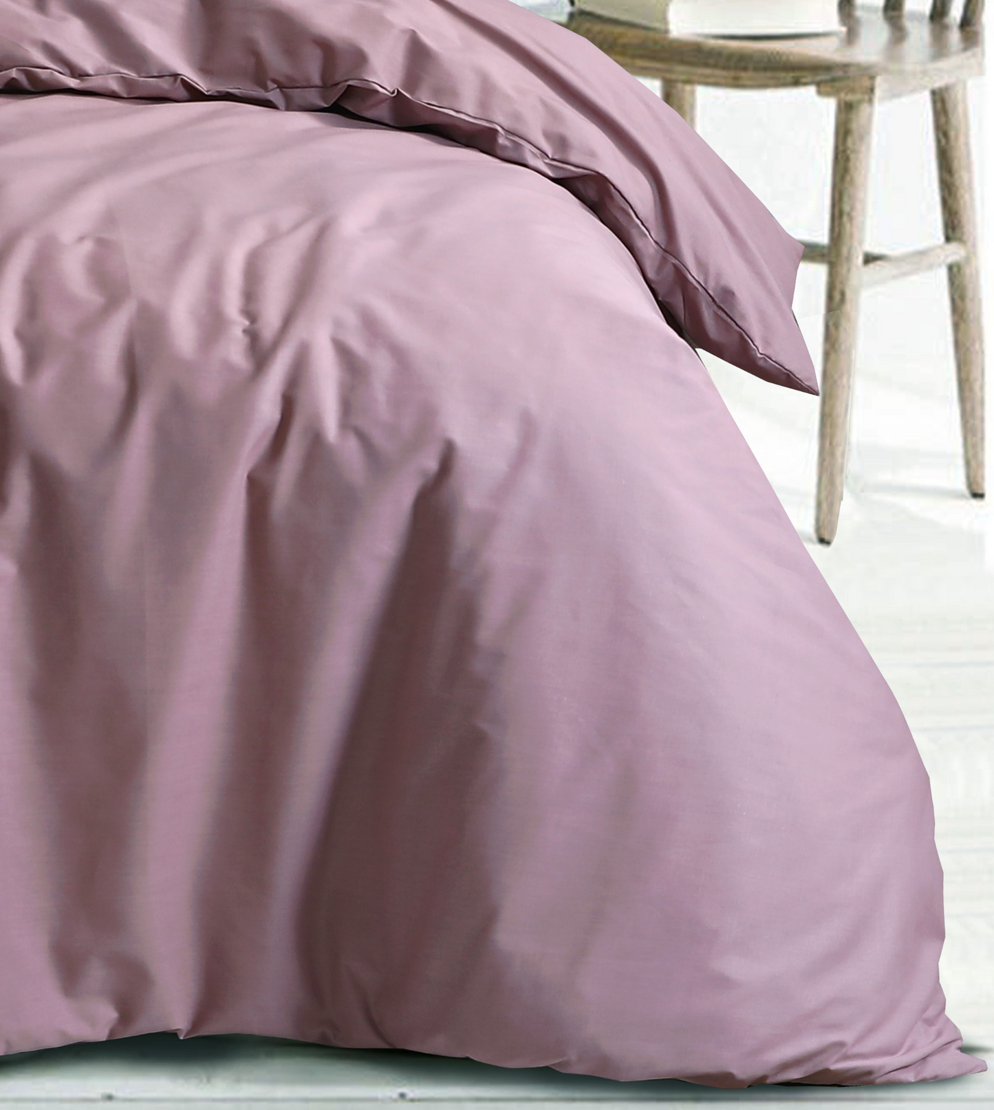 Royal Cotton Quilt Cover Set with Extra Standard Pillow Cover | Dawn Pink