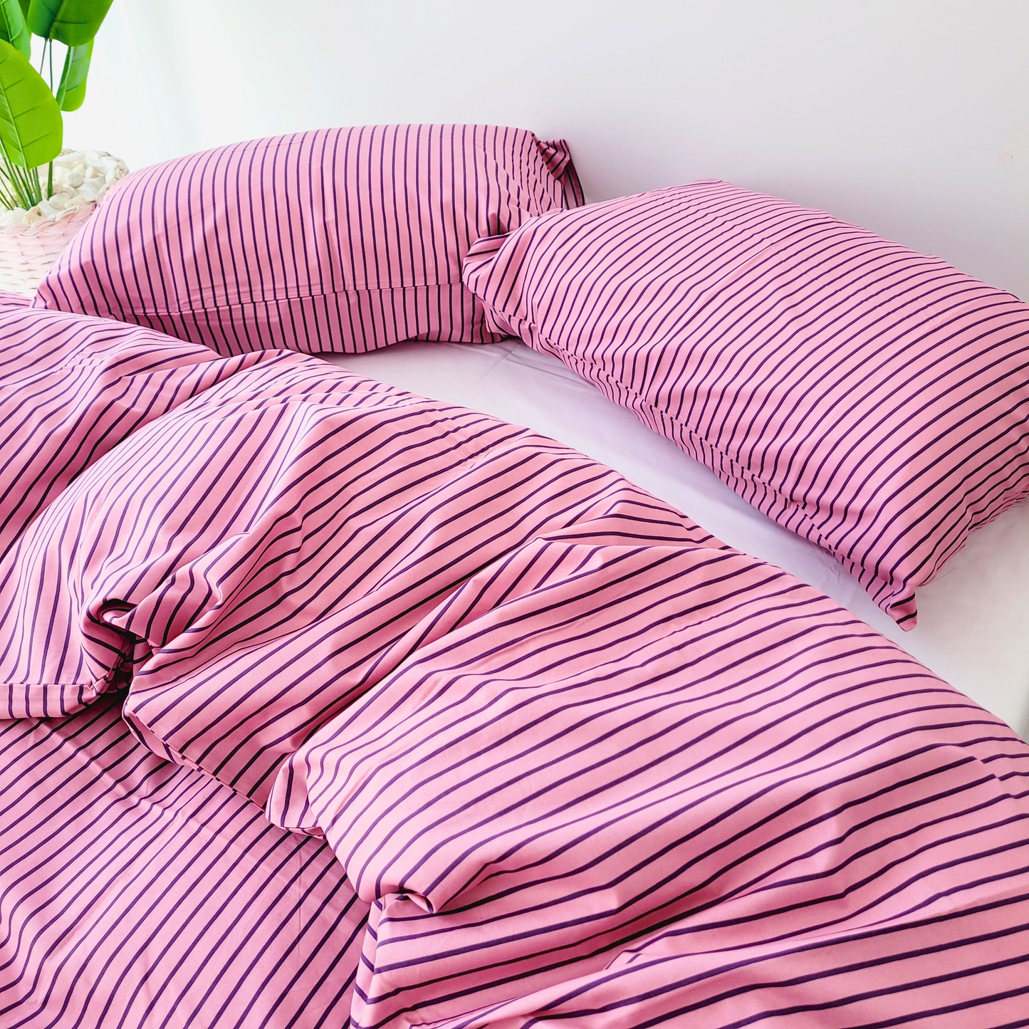 Alexa-Premium Quilt Cover Set |Soft & Breathable -Pure cotton percale.