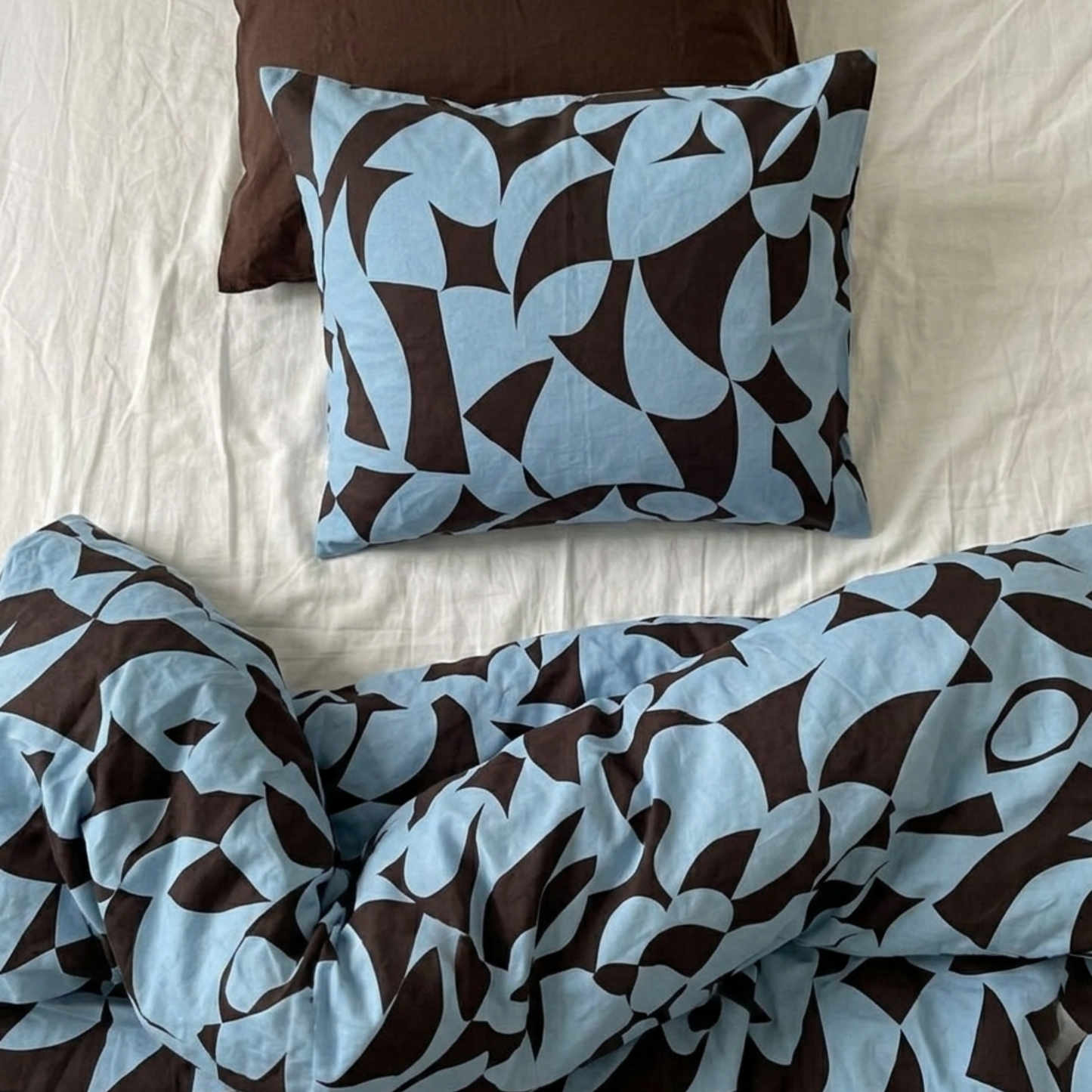 Scandi Aquafern Pure Cotton Bedding | Modern Bedroom Collection
