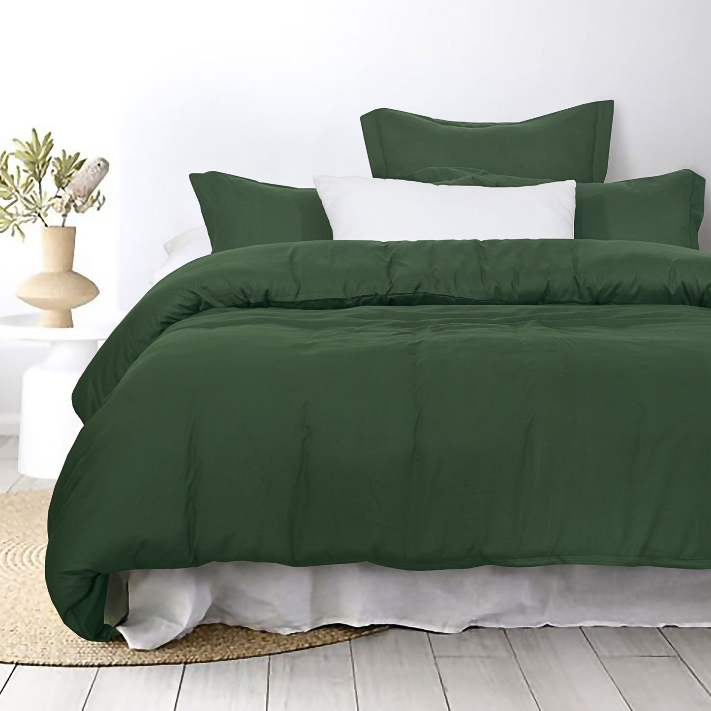 Sage Green Quilt Cover Set -Ultra-Soft Bed Linen