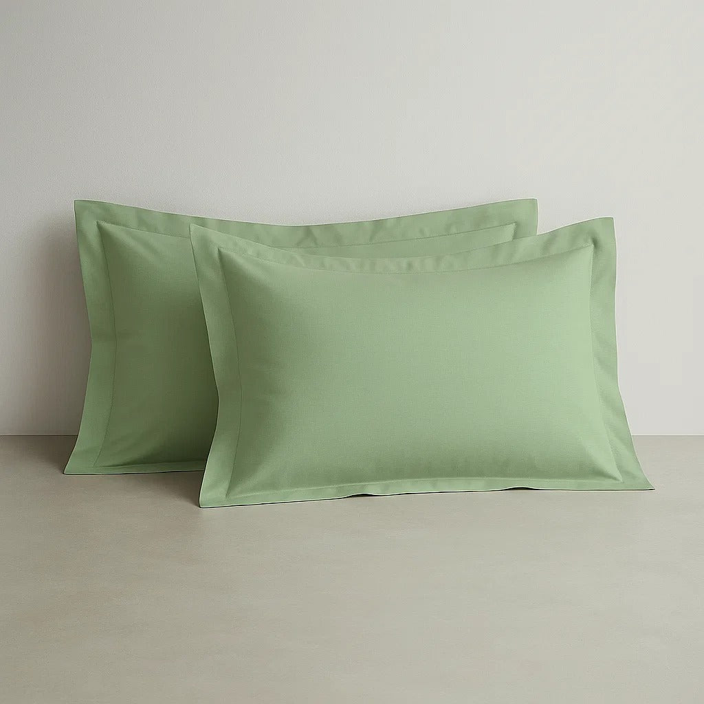 Light Sage Pillowcases | Standard size