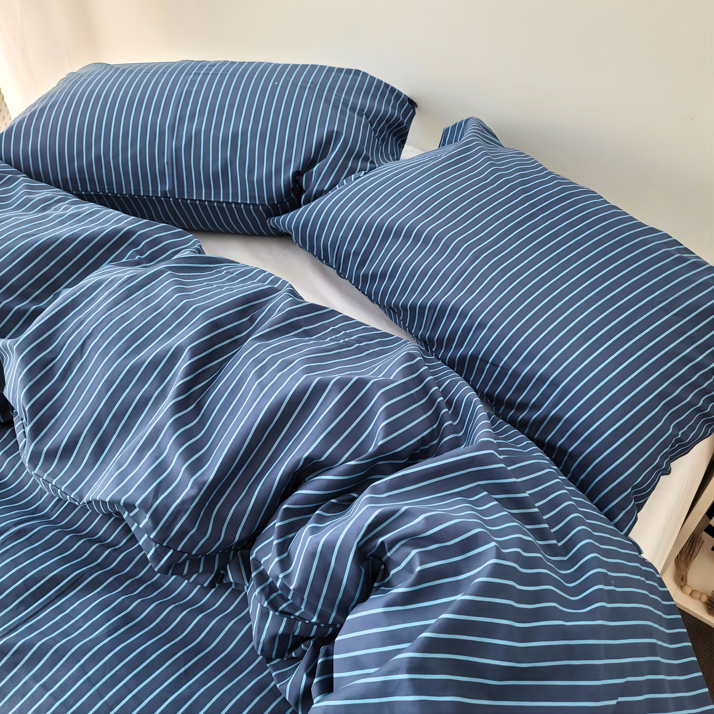 Abril -Pure  Cotton Percale Quilt Cover Set| Chemical-Free & Soft