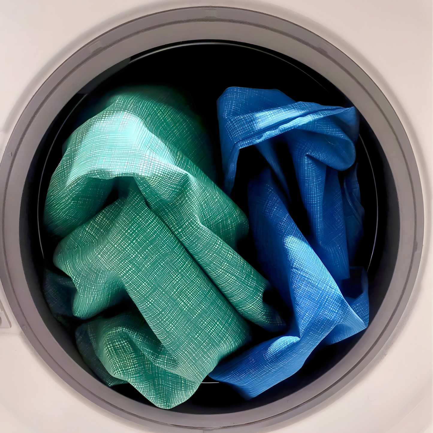 Green Textured Print Quilt Cover Set -Pure Cotton with Ornate Patterns