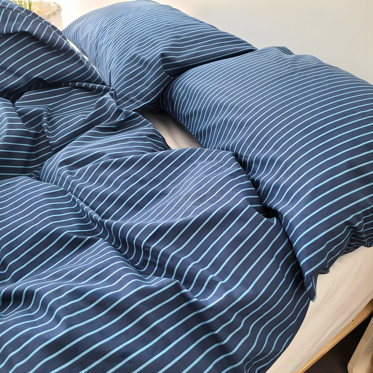 Abril -Pure  Cotton Percale Quilt Cover Set| Chemical-Free & Soft