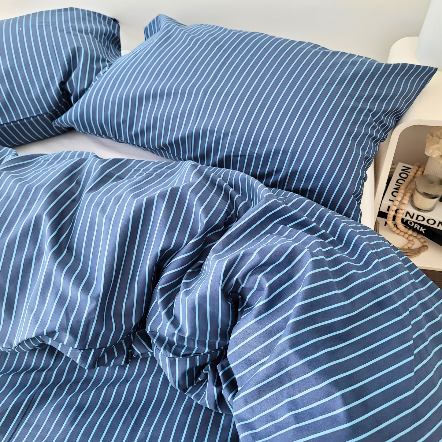 Abril -Pure  Cotton Percale Quilt Cover Set| Chemical-Free & Soft