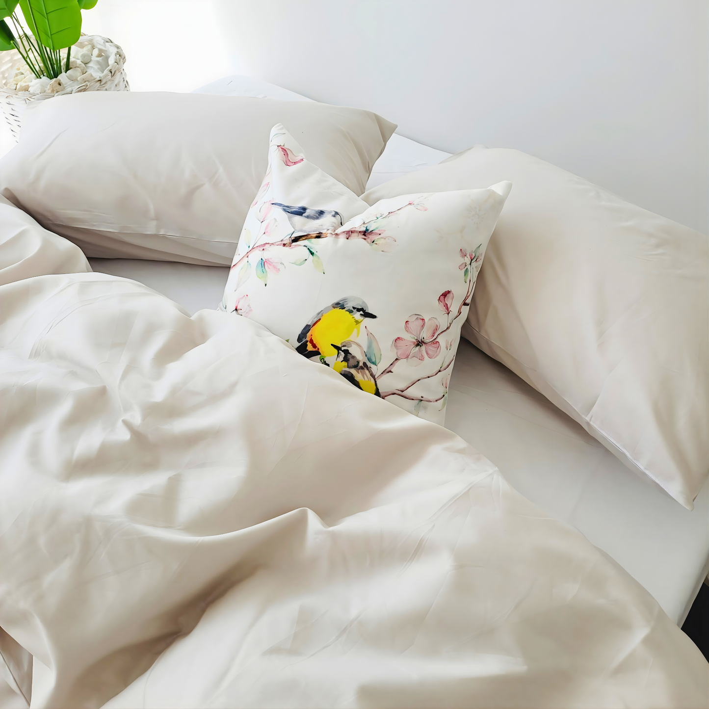 Milo-Pure  Cotton Percale Quilt Cover Set| Chemical-Free & Soft
