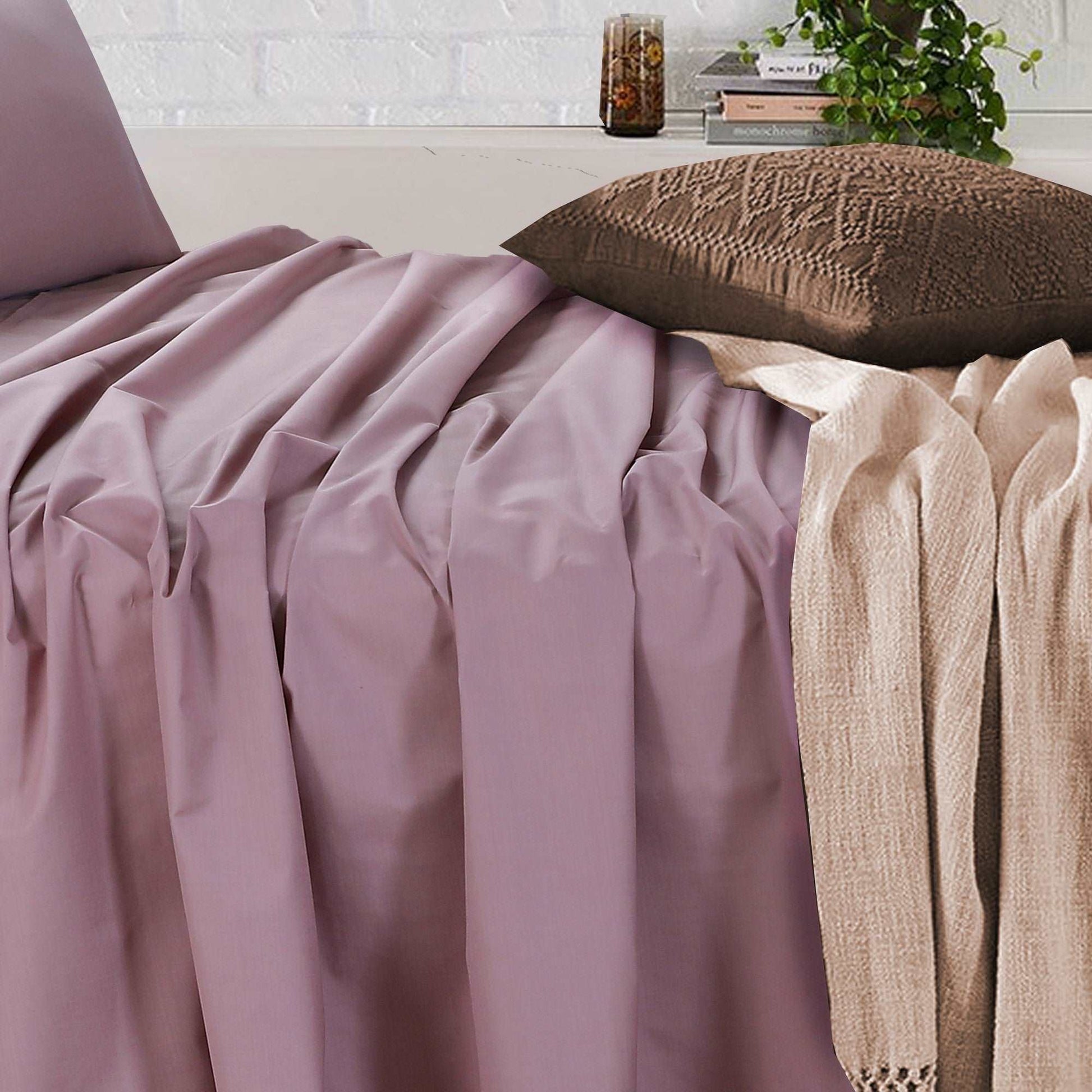 Bed Sheets | Dusky Pink Sheet Set