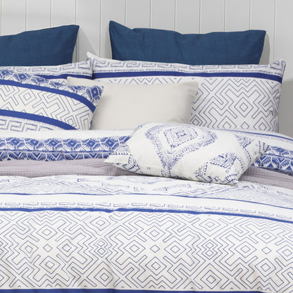 Island Serenity Quilt Cover Set– Lightweight Warmth with a Polished Look | Pure Cotton