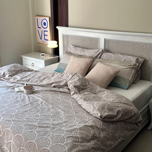 Bella Printed Cotton Quilt Set – Anti-Allergy, Ultra-Soft Bedding