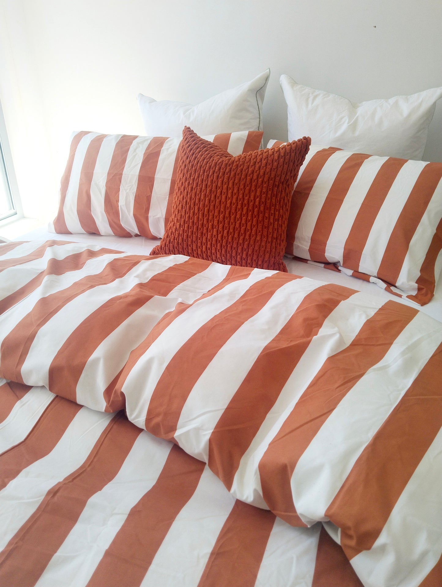 RUST STRIX Pillowcase Pair