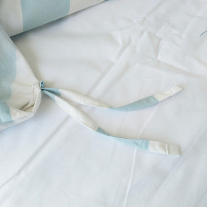 Aqua Strix Microfiber Quilt Cover – Ultra-Soft & Luxury Bedding