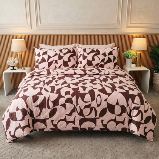 Scandi Rosewood Bedspread Set
