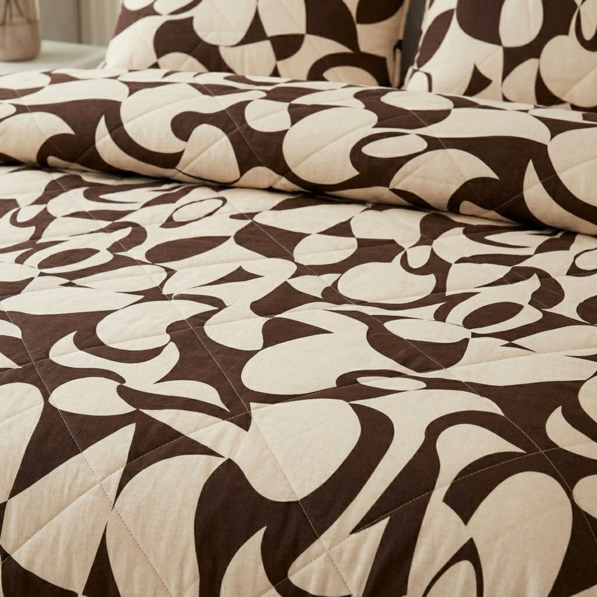Scandi Taupe Bedspread Set
