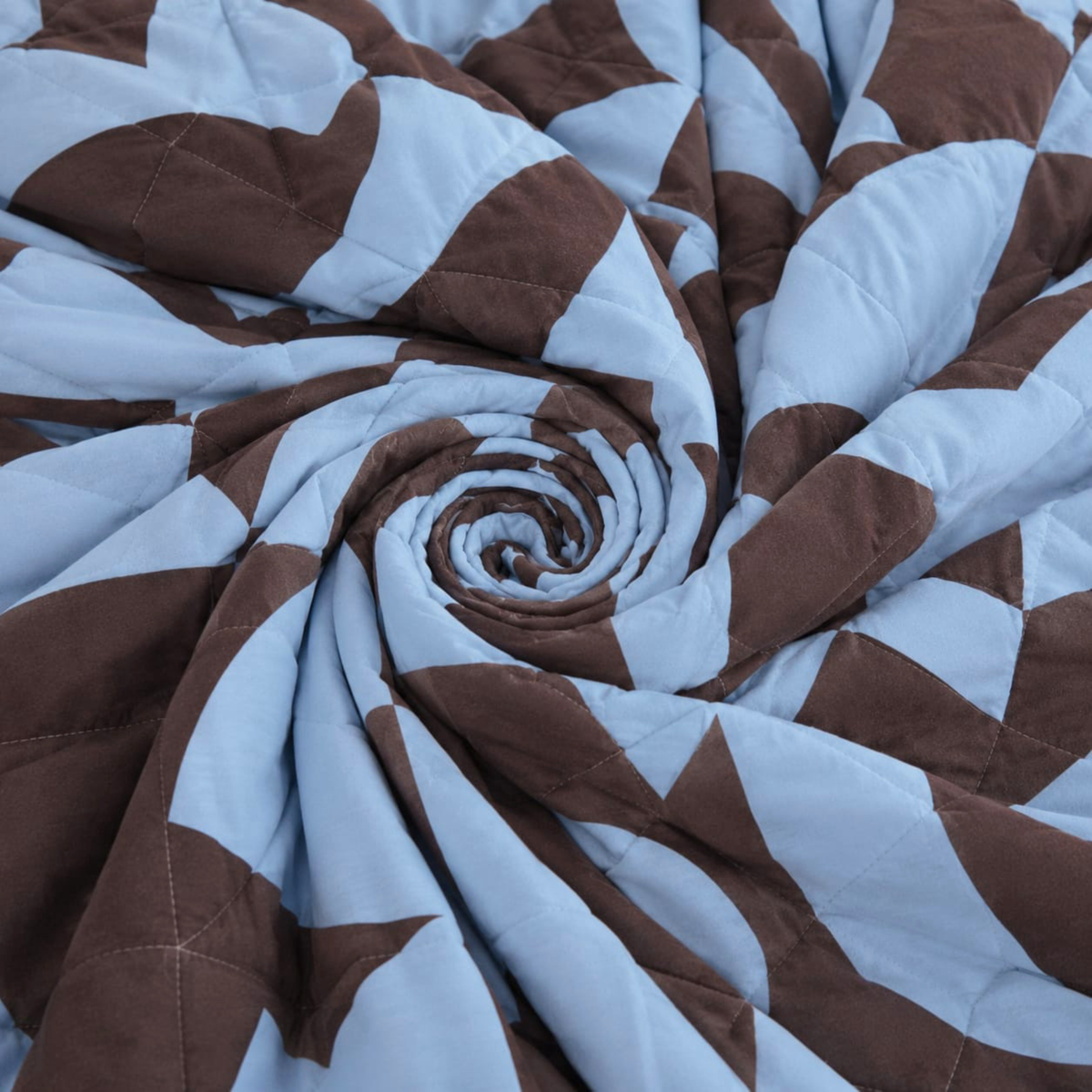 Scandi Aquafern Bedspread Set