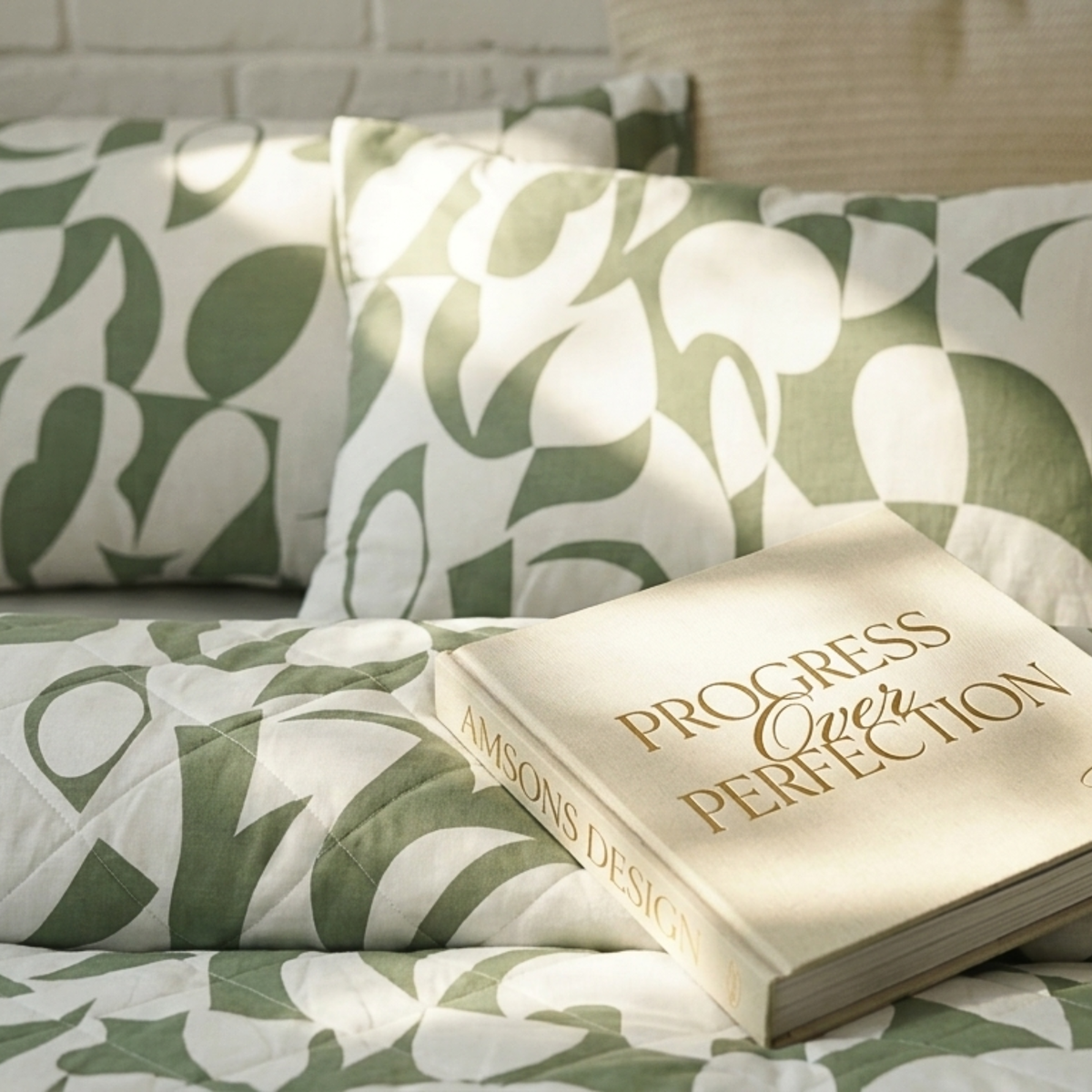 Scandi Sage Bedspread