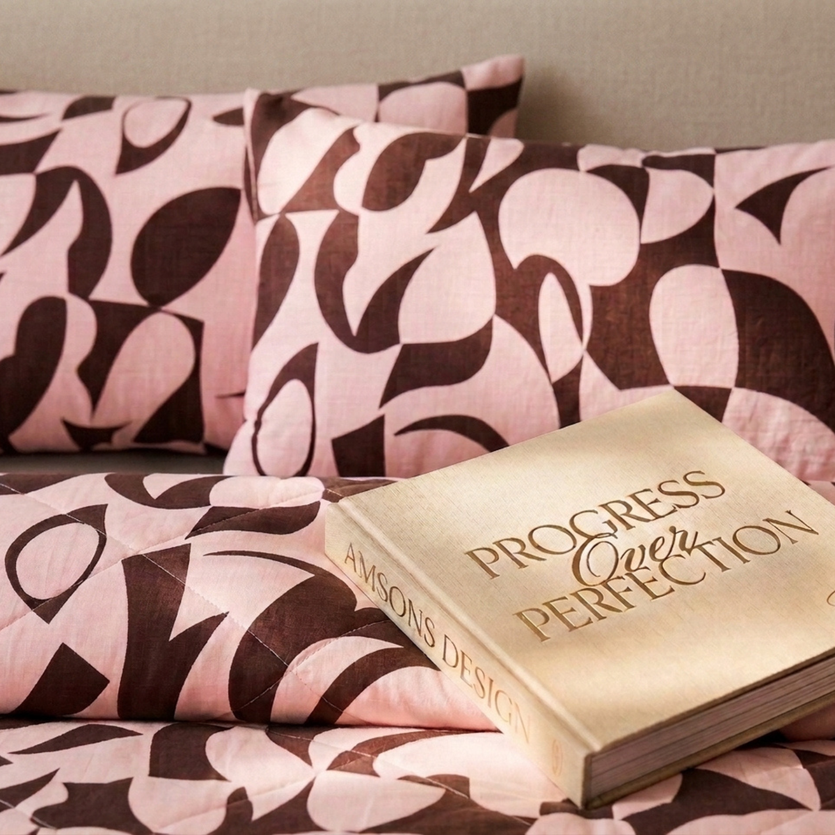 Scandi Rosewood Bedspread Set
