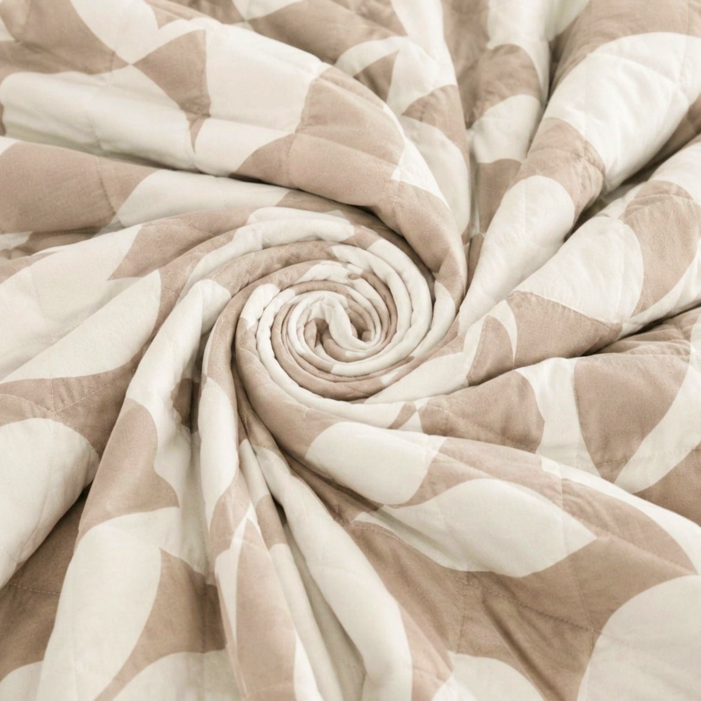 Scandi Beige  Bedspread