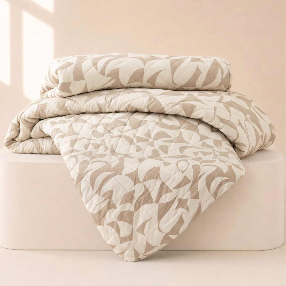 Scandi Beige  Bedspread