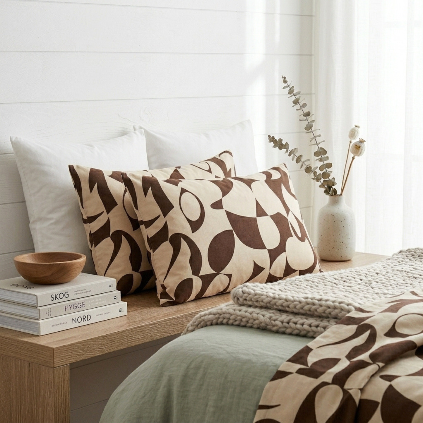 Pure Cotton Standard Pillowcases – Scandi Taupe