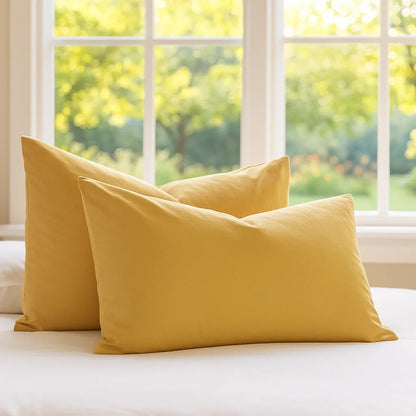 Latte Pillowcases-Standard size | 100% Cotton