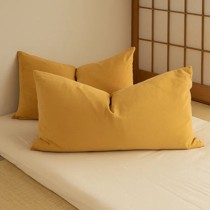 Latte Pillowcases-Standard size | 100% Cotton
