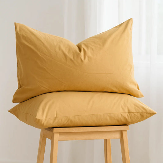 Latte Pillowcases-Standard size | 100% Cotton