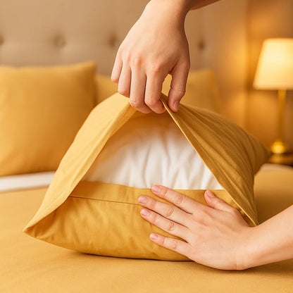 Latte Pillowcases-Standard size | 100% Cotton