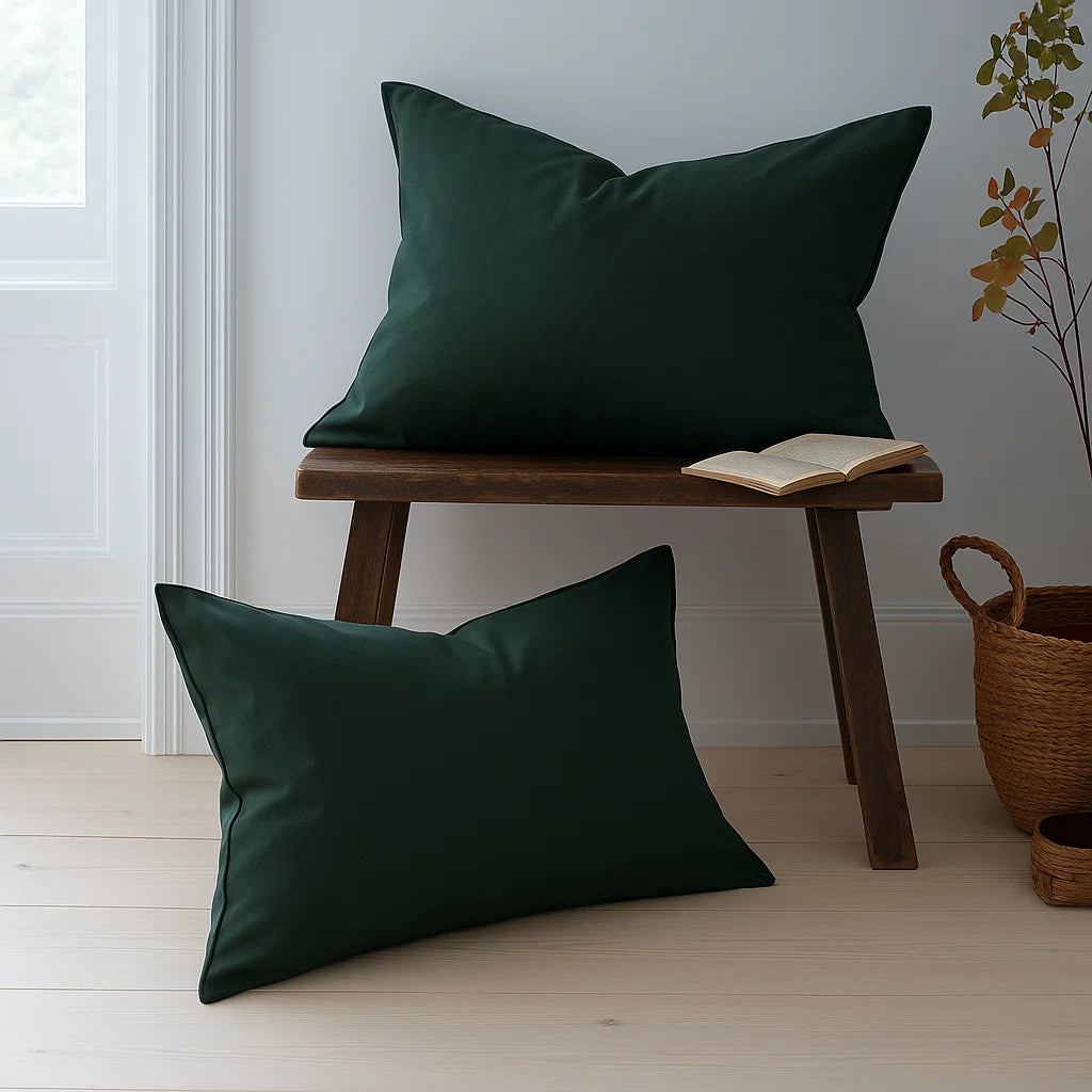Sage Pillowcases-Standard size | 100% Cotton