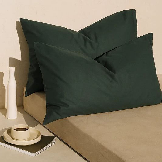 Sage Pillowcases-Standard size | 100% Cotton