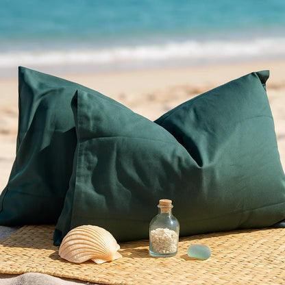 Sage Pillowcases-Standard size | 100% Cotton