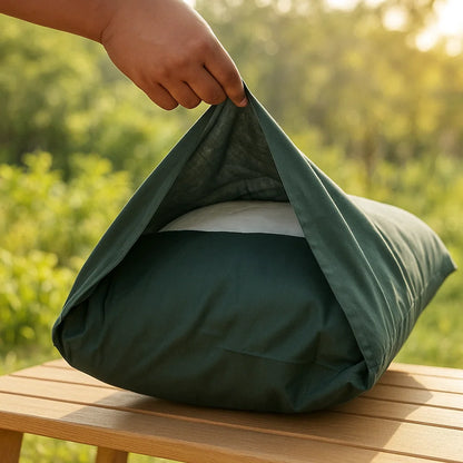 Sage Pillowcases-Standard size | 100% Cotton