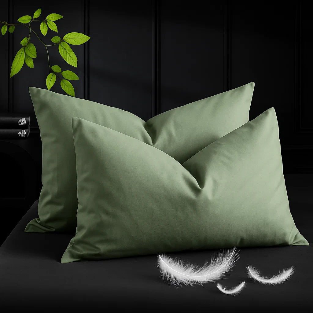 Light Sage  Pillowcases-Standard size | 100% Cotton