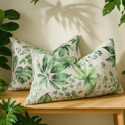 Botanical Bliss Pillowcases-Standard size | 100% Cotton