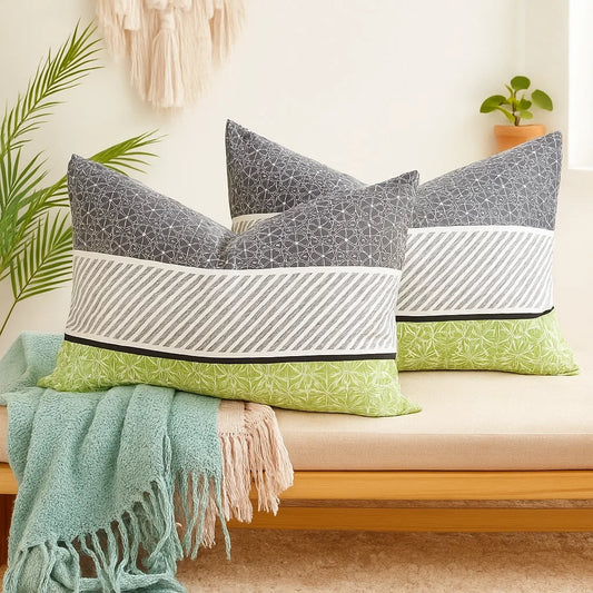 Mint Escape Pillowcases-Standard size | Cotton-Rich Blend