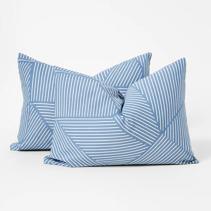Santorini Charm Pillowcases-Standard size | 100% Cotton
