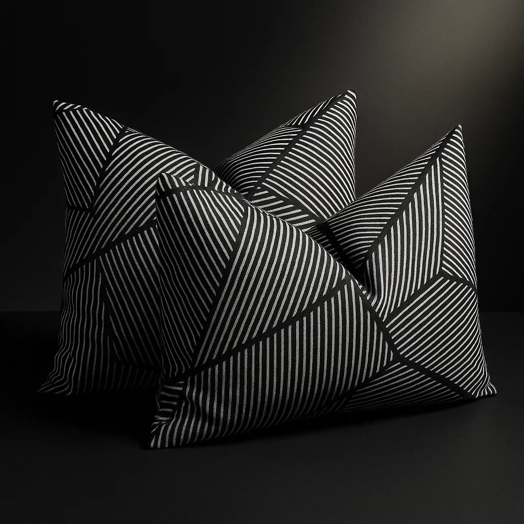 Eclipse Ivory Pillowcases-Standard size | 100% Cotton